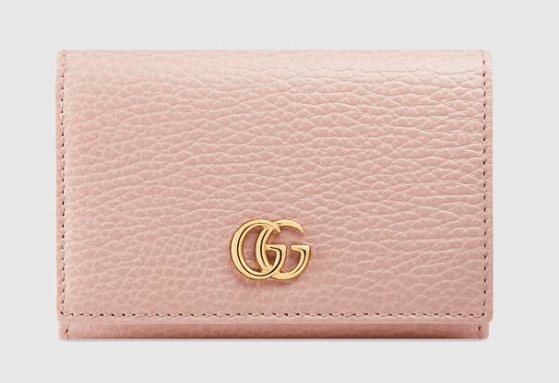 GUCCI〔プチ マーモント〕レザー カードケース