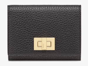 FENDIブラックレザー ビジネスカードケース