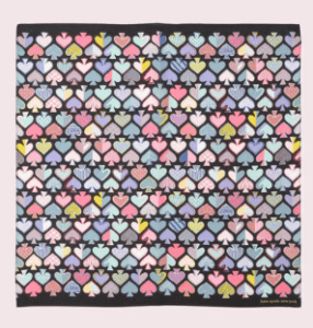 kate spade new york グラフィティ スペード ハンカチ