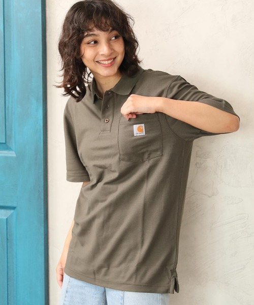 【Carhartt】（カーハート）ポケット半袖ポロシャツ