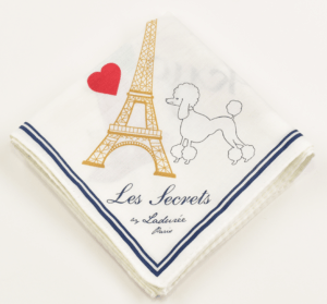 Les secrets by Ladurée paris プリントハンカチ From Paris to Tokyo【 2020SS新作 】