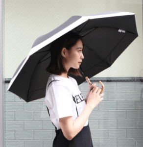 salle de bal 晴雨兼用 ショートワイド折りたたみ傘