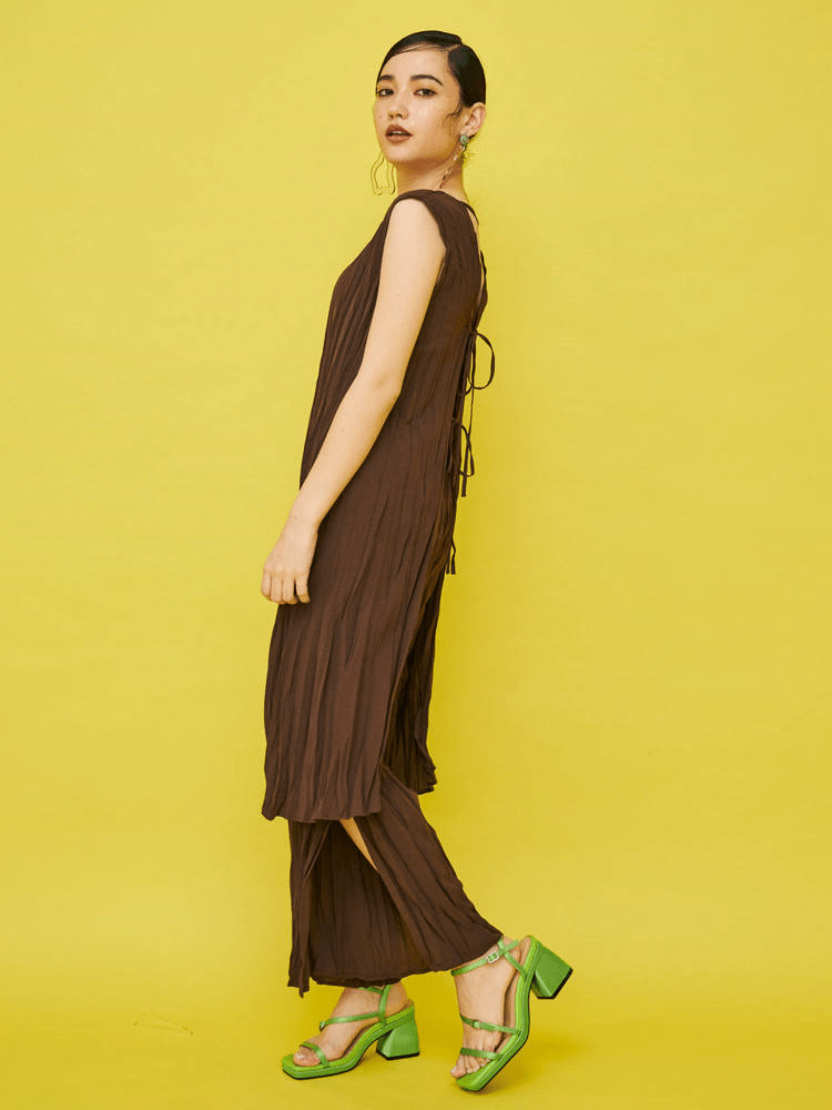 MURUA/ランダムプリーツセットアップ