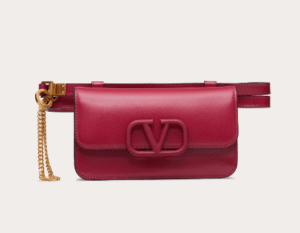 Valentino　Vスリング シャイニー ベルトバッグ