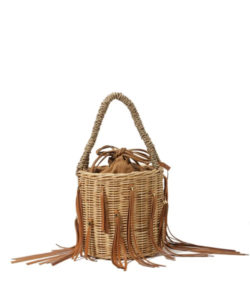 【LUDLOW（ラドロー）】 Fringe basket (S size)