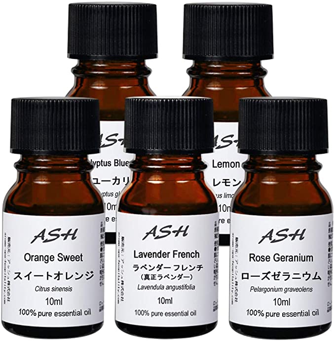 ASH(アッシュ)アロマオイル シトラス 5本セット