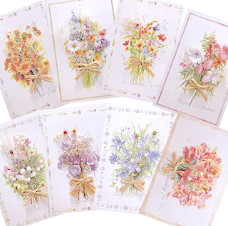 【moin moin】ドライフラワーカード/1,319円