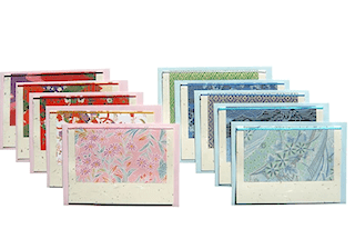 【和紙かわ澄】友禅和紙グリーティングカード/1,565円