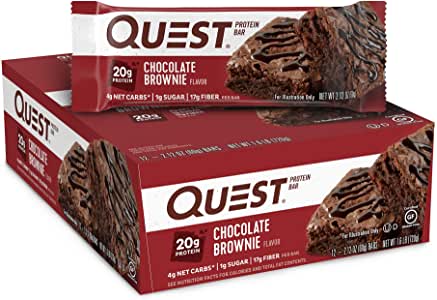 クエストニュートリション(Quest Nutrition) プロテインバー チョコレートブラウニー (60g x 12本)
