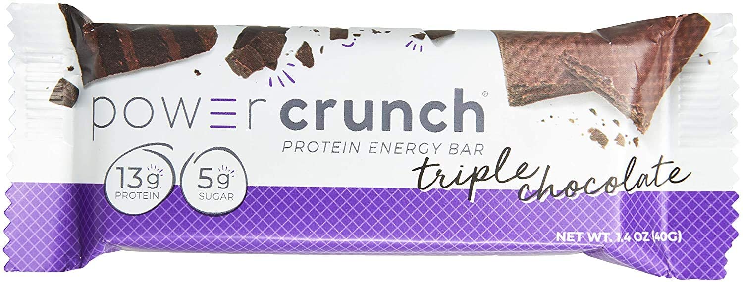 Power Crunch - 高蛋白質エネルギー ウェーハ バー トリプル チョコレート - 1.4ポンド