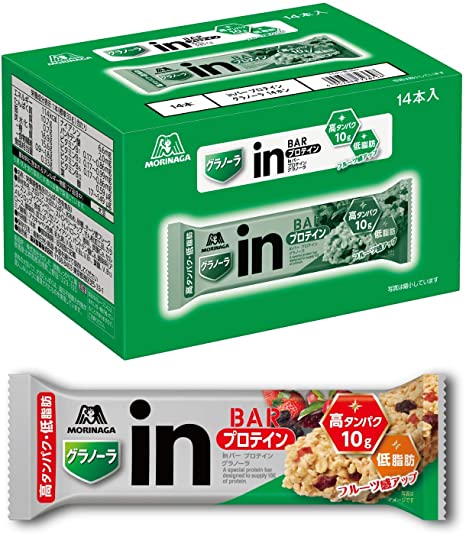 【Amazon.co.jp限定】inバー プロテイン グラノーラ (14本入×1箱) フルーツの入ったザクザク食感グラノーラ 高タンパク10g 低脂肪