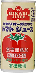 光食品 オーガニックトマトジュース 食塩無添加 190g×30本