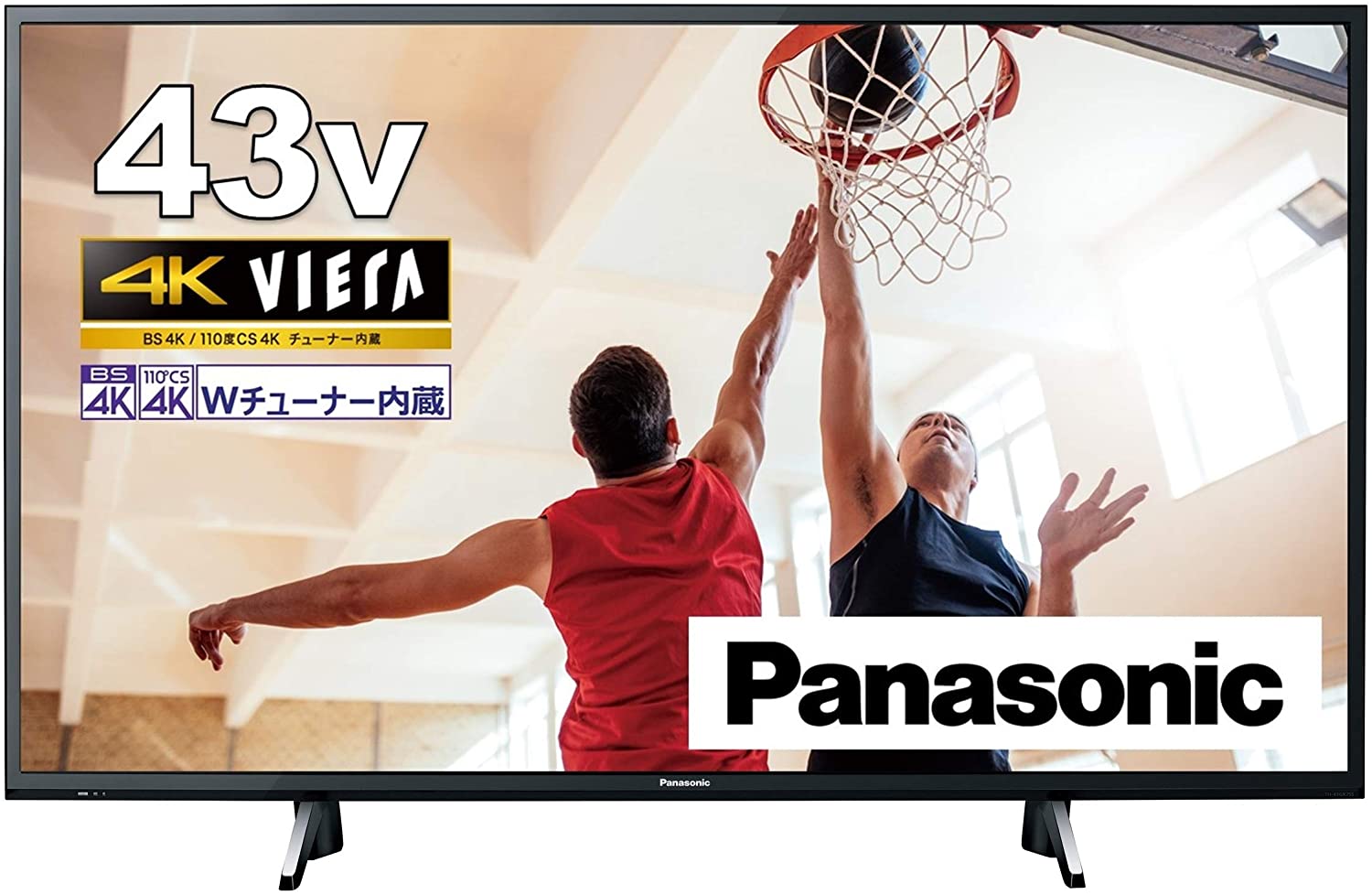 パナソニック 43V型 4Kダブルチューナー内蔵 液晶 テレビ VIERA TH-43GX755