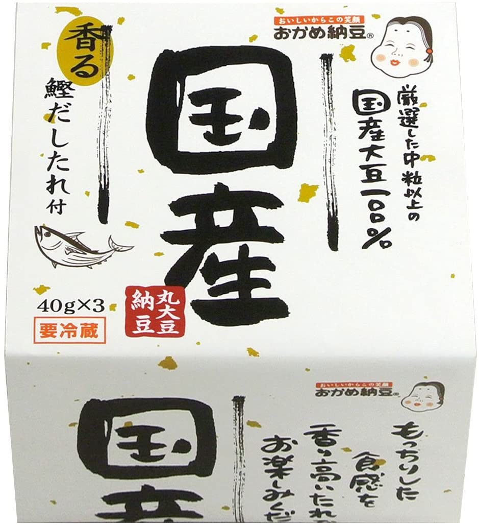 おかめ納豆　国産丸大豆納豆