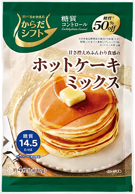 日東富士製粉 からだシフト 糖質コントロール ホットケーキミックス