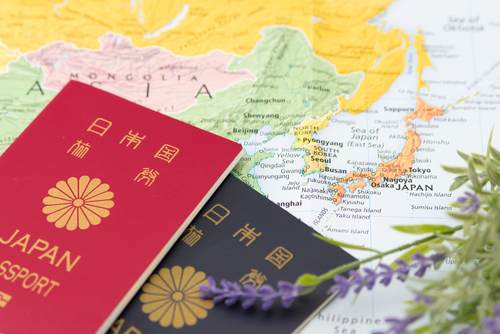 Japan,Passport,And,World,Map